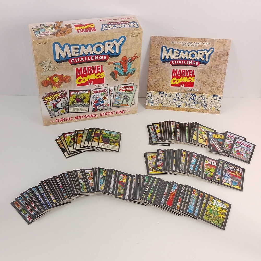 Memory Challenge Marvel Comics Edition Matching Game